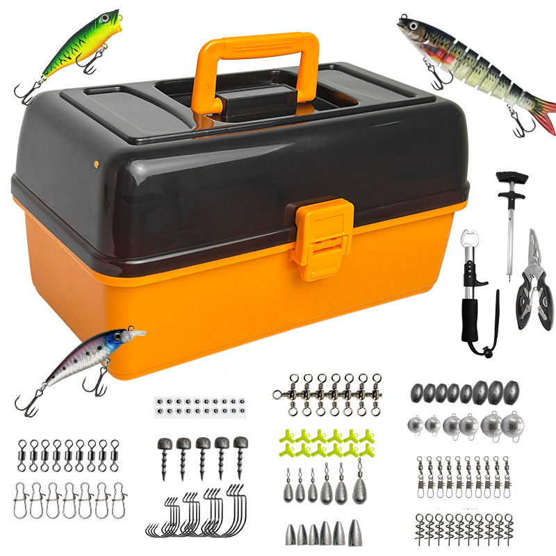 Fishing Hook Box - Set Aksesoris Umpan Pancing Luar Ruangan