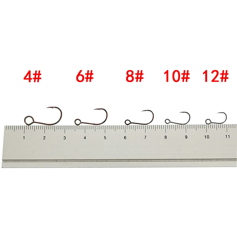12 Pcs/Banyak Ukuran 4 #-12 #  - Fishing Hook Barbless ulasan dan harga