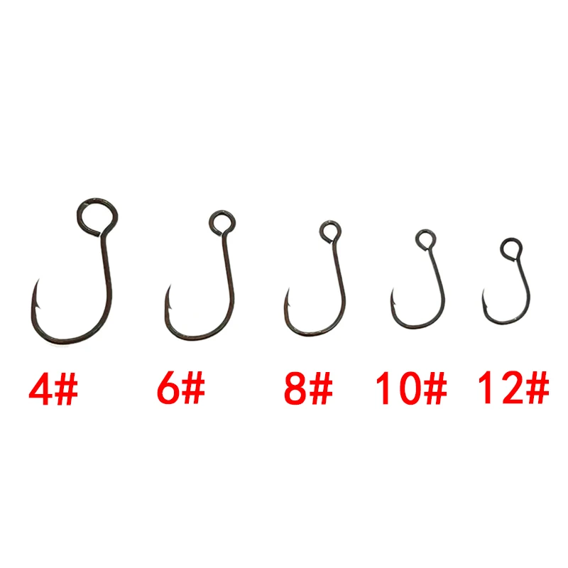 12 Pcs/Banyak Ukuran 4 #-12 #  - Fishing Hook Barbless ulasan dan harga
