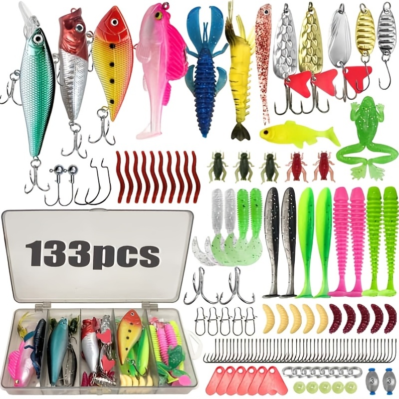 133Pcs Kotak Perlengkapan Panc - Fishing Hook Jig ulasan dan harga