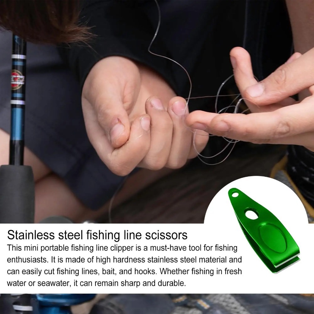 1pc Pemotong Senar Pancing Por - Fishing Hook Sharpener ulasan dan harga