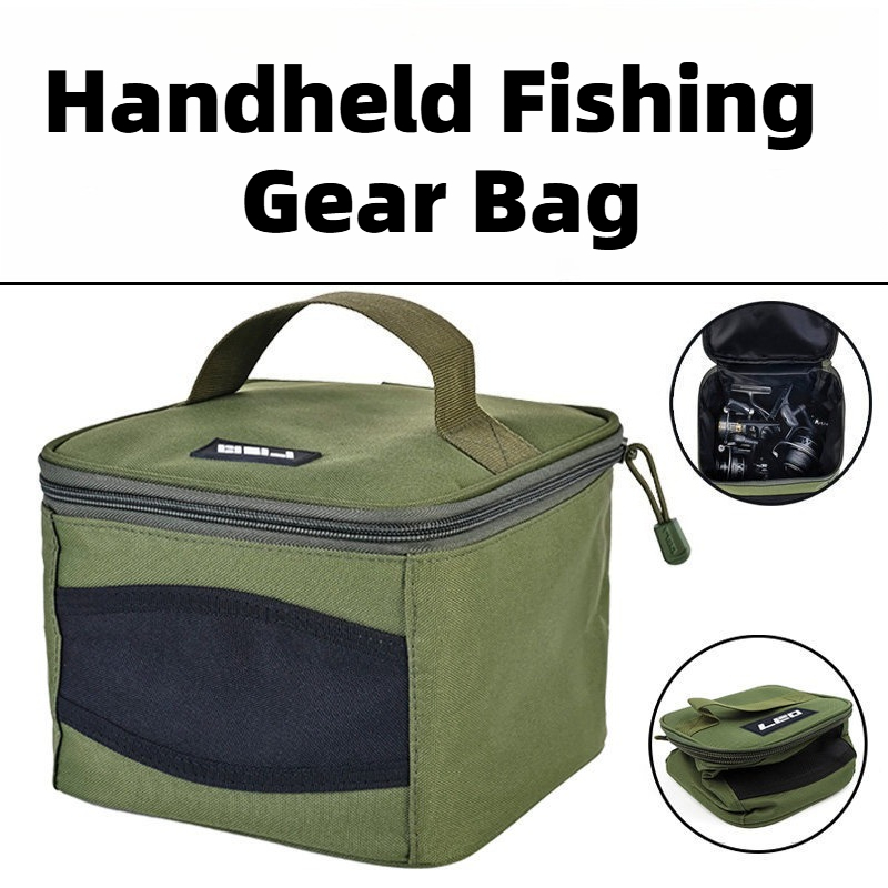 Tas Pancing Kain Oxford Kapasi - Fishing Hook Size ulasan dan harga